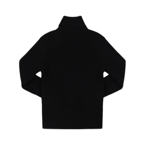 Emilio Pucci Junior Logo Intarsia Turtleneck Jumper