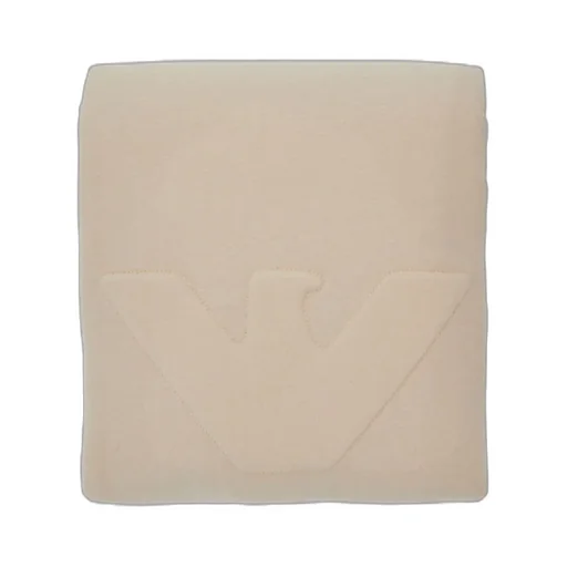 Emporio Armani Kids Logo Detailed Blanket