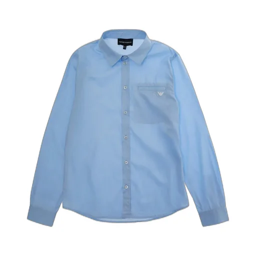 Emporio Armani Kids Long-Sleeved Button-Up Shirt