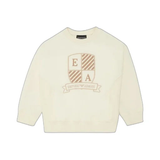 Emporio Armani Kids Logo Embroidered Crewneck Sweatshirt