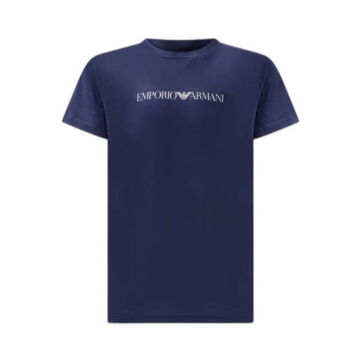Emporio Armani Kids Logo Printed Crewneck T-Shirt