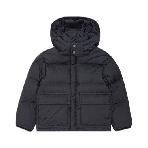 Emporio Armani Kids Logo Jacquard Padded Jacket