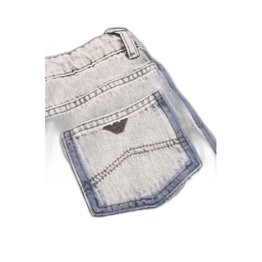 Emporio Armani Kids Side-Striped Tapered Jeans