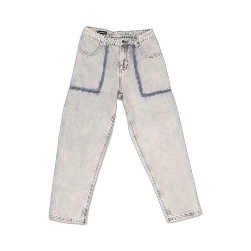 Emporio Armani Kids Side-Striped Tapered Jeans