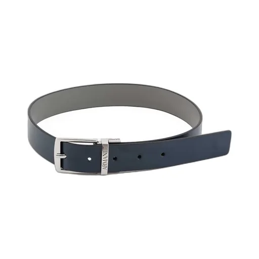 Emporio Armani Kids Reversible Logo Engraved Belt