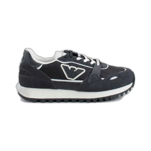Emporio Armani Kids Logo Patch Sneakers