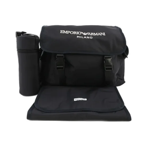 Emporio Armani Kids Logo Embroidered Changing Bag