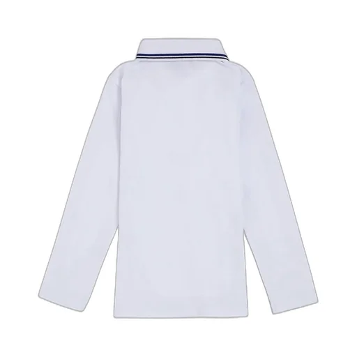 Emporio Armani Kids Logo Detail Long Sleeve Polo Shirt