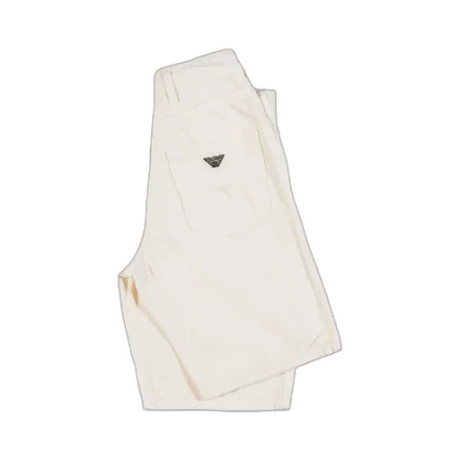 Emporio Armani Kids Logo-Embossed Above-Knee Shorts
