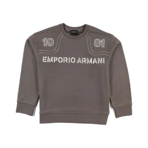 Emporio Armani Logo Embroidered Sweatshirt