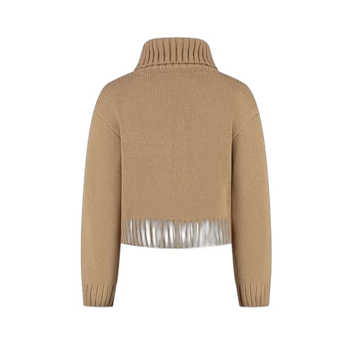 Emporio Armani Kids Logo Intarsia-Knit Polo Jumper