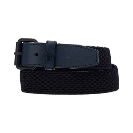 Emporio Armani Kids Twisted Woven Belt