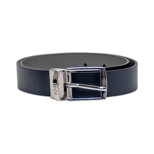 Emporio Armani Kids Logo Engraved Reversible Buckled Belt