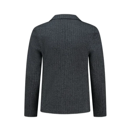 Emporio Armani Kids Single-Breasted Chevron Blazer