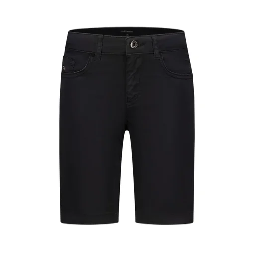 Emporio Armani Kids Logo-Plaque Button Detailed Shorts
