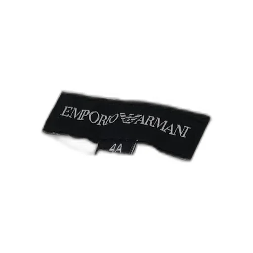 Emporio Armani Kids Logo Embroidered Chino Trousers