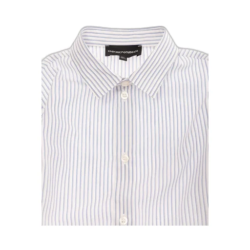 Emporio Armani Kids Striped Buttoned Shirt