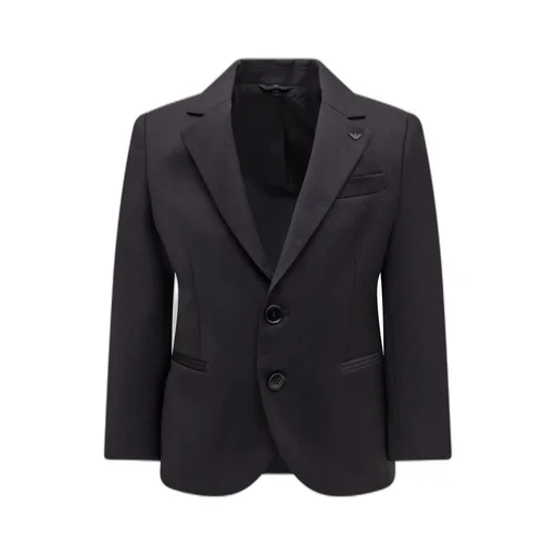 Emporio Armani Kids Single-Breasted Tailored Blazer