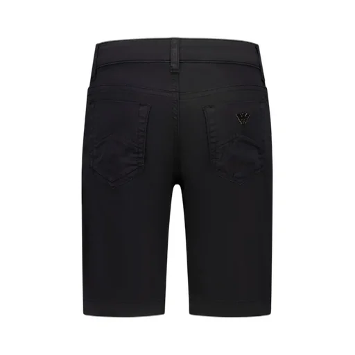 Emporio Armani Kids Logo-Plaque Button Detailed Shorts