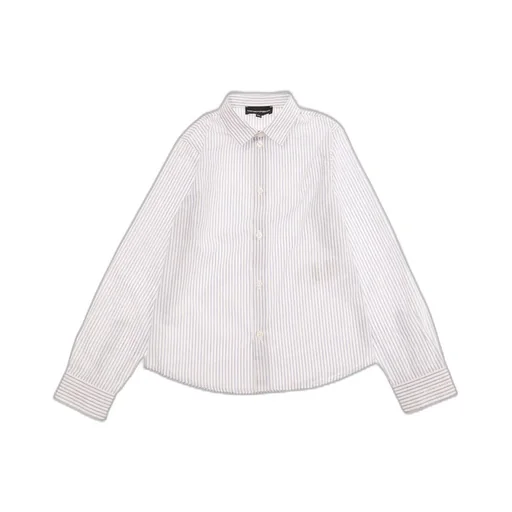 Emporio Armani Kids Striped Buttoned Shirt