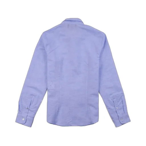 Emporio Armani Kids Logo Embroidered Buttoned Shirt
