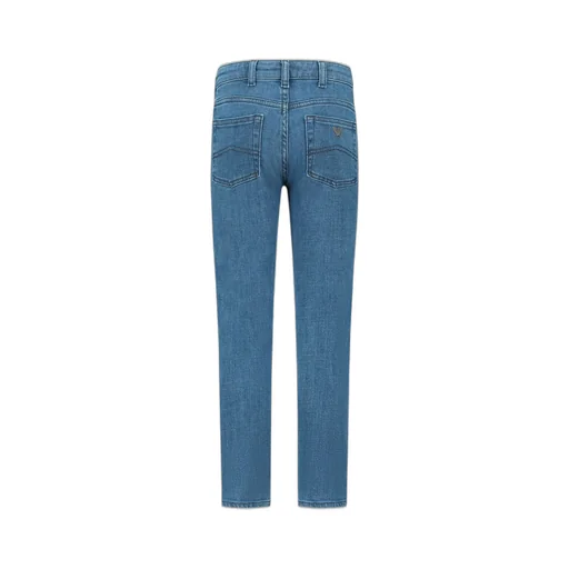 Emporio Armani Kids Mid-Rise Straight-Leg Jeans