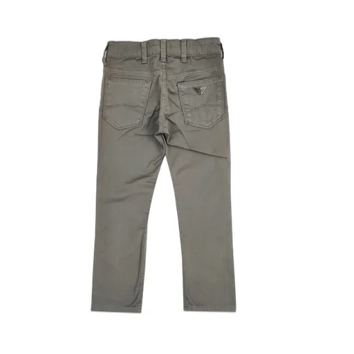 Emporio Armani Kids Logo Plaque Stretch Pants