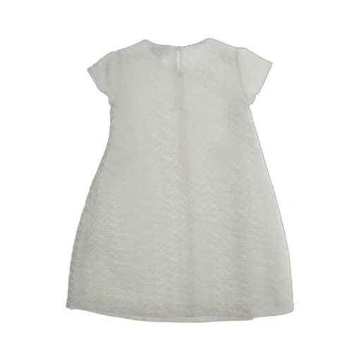 Emporio Armani Kids Bow-Detailed Crewneck Dress