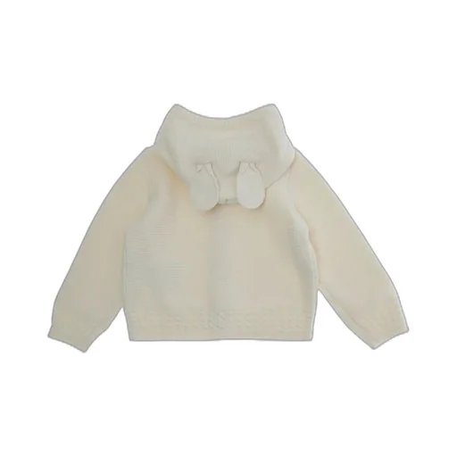 Emporio Armani Kids Logo Detailed Hooded Cardigan
