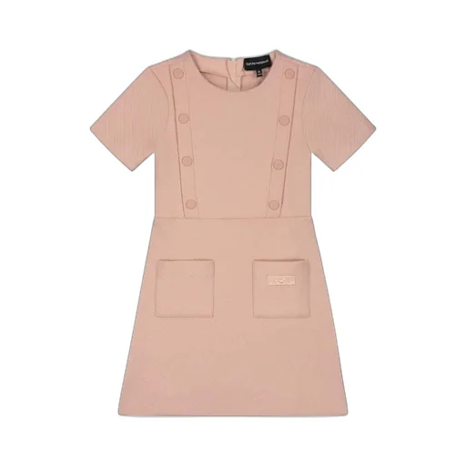 Emporio Armani Kids Quilted Jersey Dress