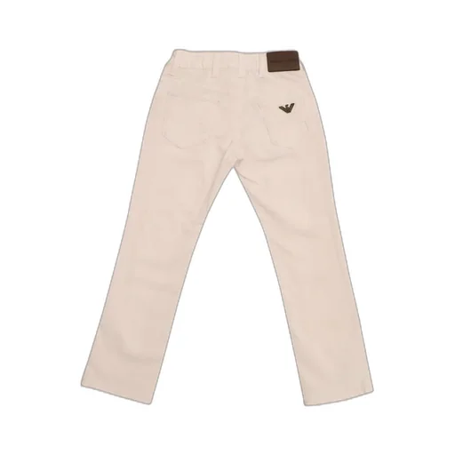 Emporio Armani Kids Logo Patch Straight-Leg Pants