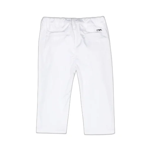 Emporio Armani Kids Logo Plaque Mid-Rise Trousers