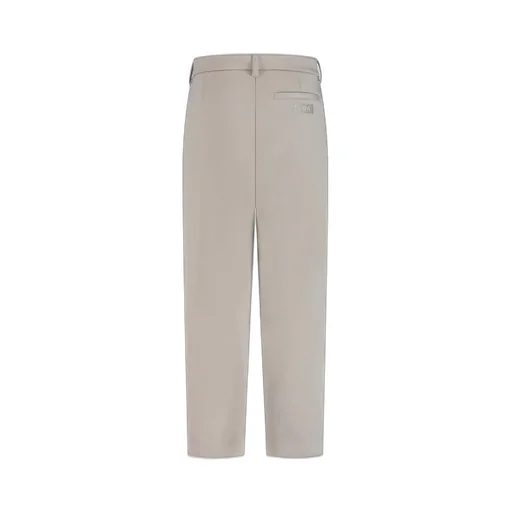 Emporio Armani Kids Pleat Detailed Lgo Embroidered Trousers