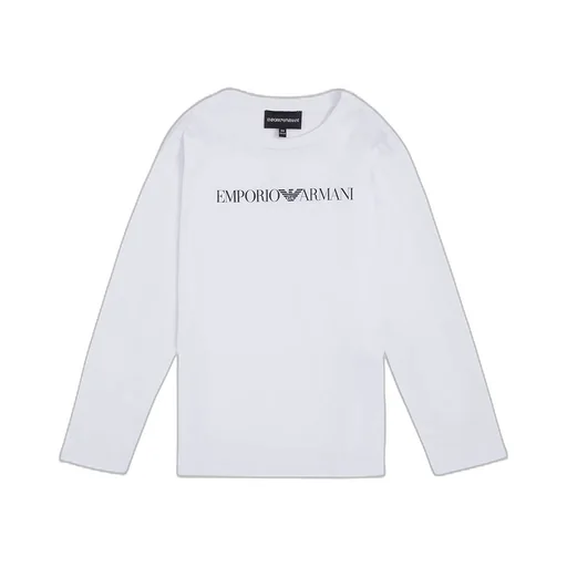 Emporio Armani Kids Logo Printed Crewneck T-Shirt