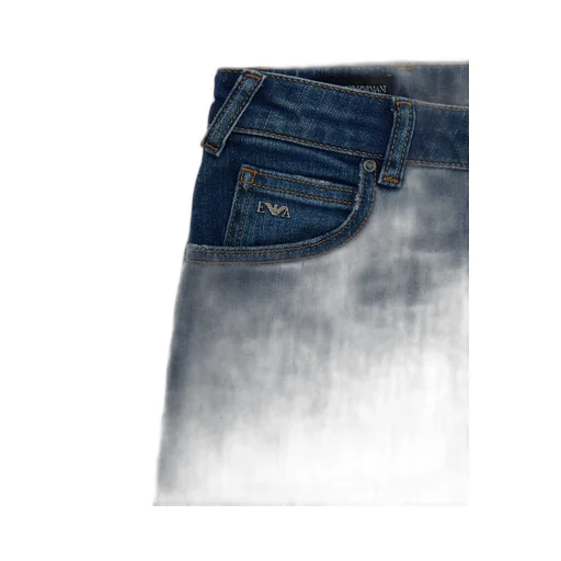Emporio Armani Kids Jeans With Logo Pocket Detail