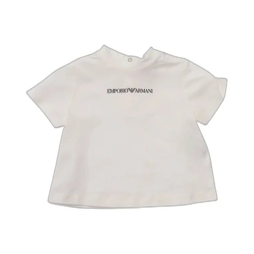 Emporio Armani Kids Logo-Rubberised Crewneck T-Shirt