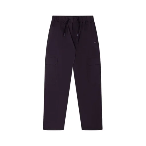 Emporio Armani Kids Drawstring Poplin Cargo Pants