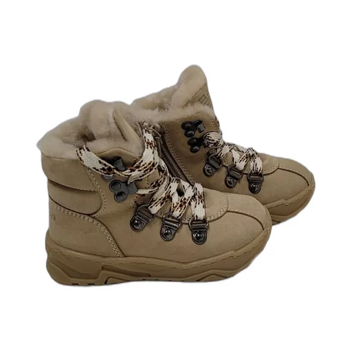 Emporio Armani Kids Padded Lace-Up Boots