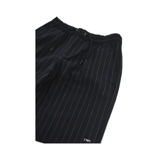Emporio Armani Kids Striped Drawstring Shorts
