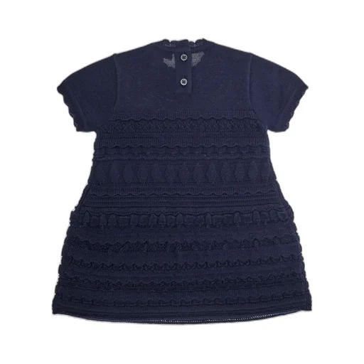 Emporio Armani Kids Micro Ruffles Knit Dress