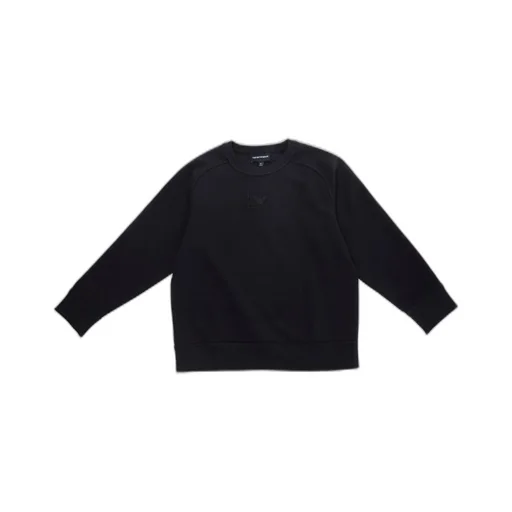 Emporio Armani Kids Logo Embroidered Crewneck Sweatshirt