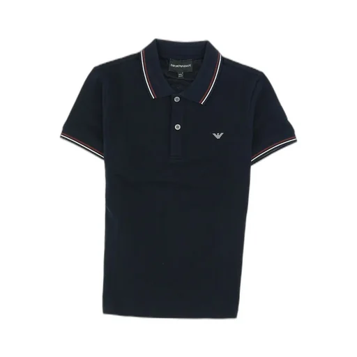Emporio Armani Kids Logo Embroidered Short-Sleeved Polo Shirt