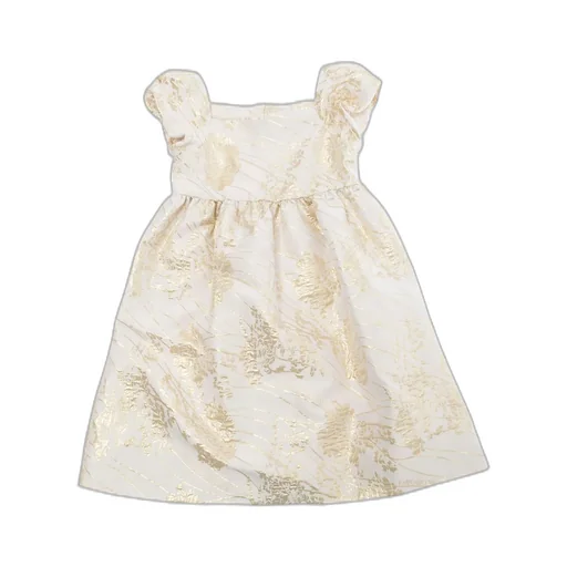 Emporio Armani Kids Puff Sleeved Floral-Motif Dress