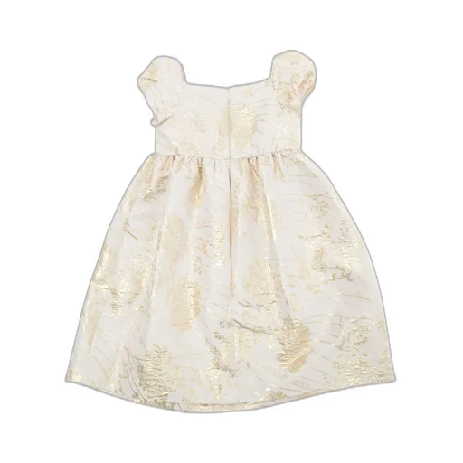 Emporio Armani Kids Puff Sleeved Floral-Motif Dress