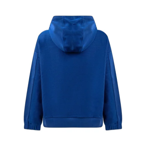 Emporio Armani Kids Straight Hem Drop-Shoulder Hoodie