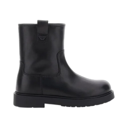 Emporio Armani Kids Zipped Boots