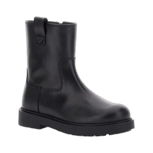 Emporio Armani Kids Zipped Boots