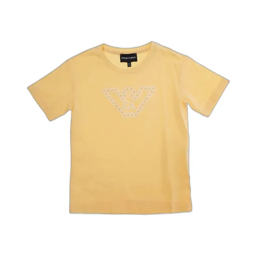 Emporio Armani Kids Eagles And Daisies Jersey T-Shirt