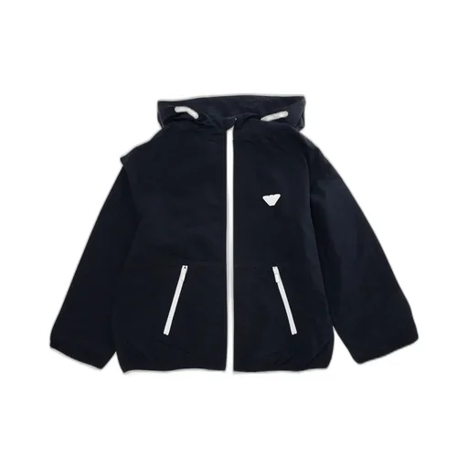 Emporio Armani Kids Logo Patch Padded Jacket