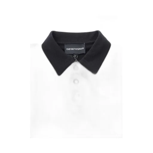 Emporio Armani Kids Logo Patch Polo Shirt